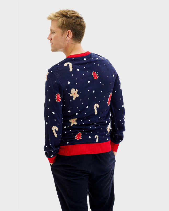 Pull mignon Cookie Man pour homme - Pull moche lumineux
