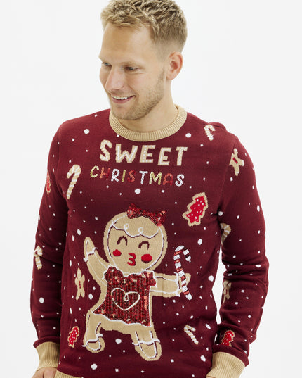 Pull mignon à motif de biscuits - Homme