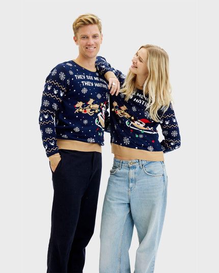 Pull pour homme « They See Me Ho'ing » - Modèle lumineux