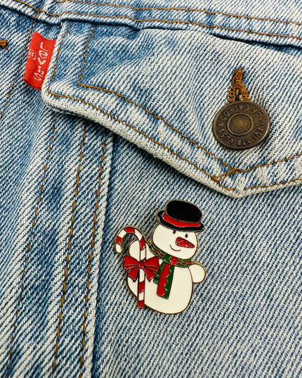 Broche - Bonhomme de neige | Accessoires de Noël charmants