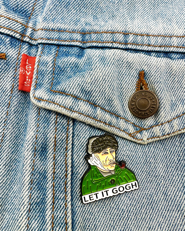Insigne Let it Gogh | Étiquettes : Accessoires
