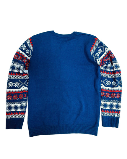 Pull de Noël vintage - Ours polaire portant un bonnet | Mots-clés : Noël