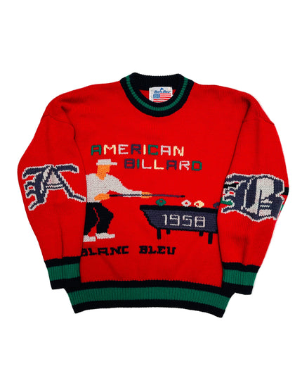 Pull vintage - American Billiard | Vêtements de Noël