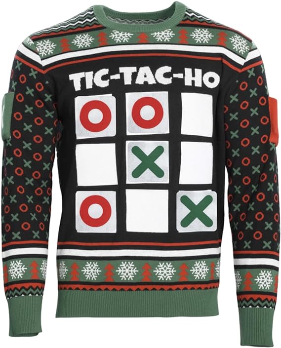 Pull de Noël moche Tic Tac Ho Festive Gamewear