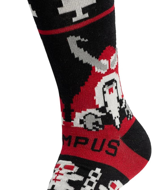 Chaussettes de Noël fantaisie Krampus Holiday Cheer, motif Krampus