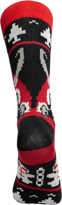 Chaussettes de Noël fantaisie Krampus Holiday Cheer, motif Krampus