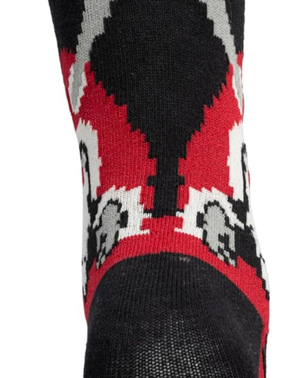 Chaussettes de Noël fantaisie Krampus Holiday Cheer, motif Krampus