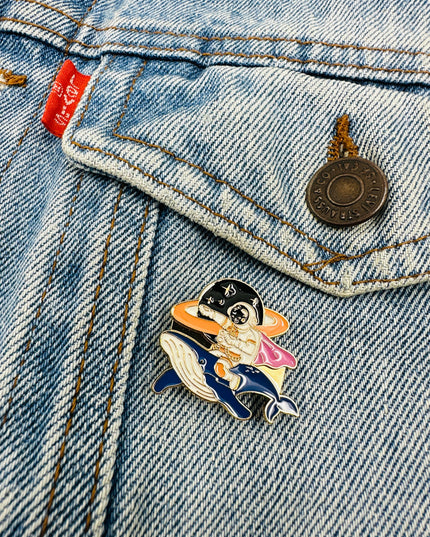 Broche - Baleine Astronaute | Accessoires uniques pour femmes