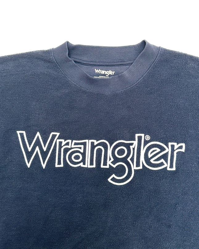 Pull bleu vintage Wrangler - Collection Fêtes pour tous
