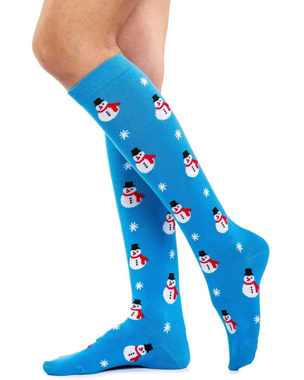 Women's Snowman Socks (Fits Sizes 6-11W)