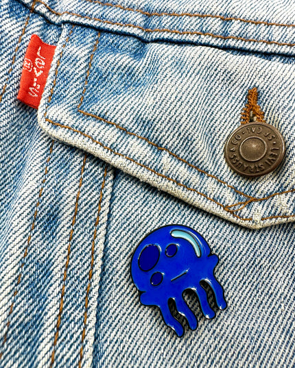 Broche Méduse III - Accessoire aquatique pour les amoureux de l'océan