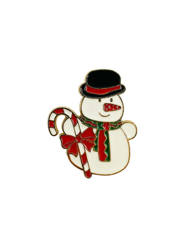 Broche - Bonhomme de neige | Accessoires de Noël charmants