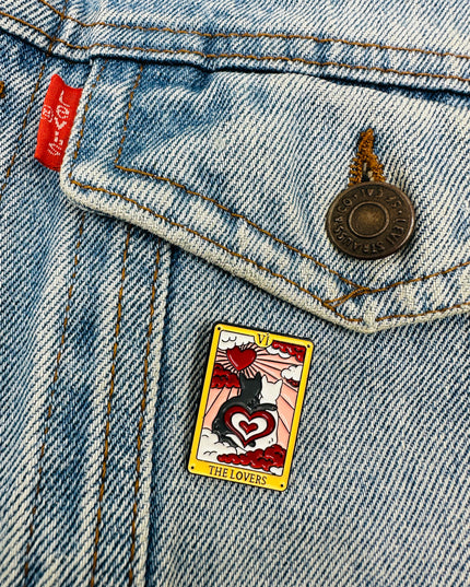 Broche Tarot Chat | Les Amoureux II | Pyjamas de Noël pour la famille