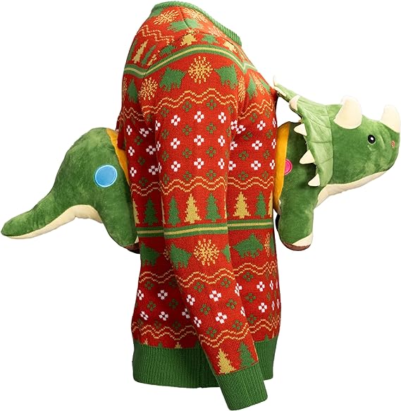 Pull moche dinosaure Tricératops 3D