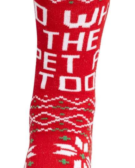 Chaussettes unisexes Agent Todd et Margo en vacances de Noël