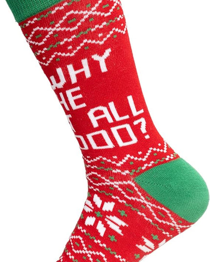 Chaussettes unisexes Agent Todd et Margo en vacances de Noël