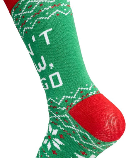 Chaussettes vertes unisexes Agent Todd et Margo Christmas Vacation