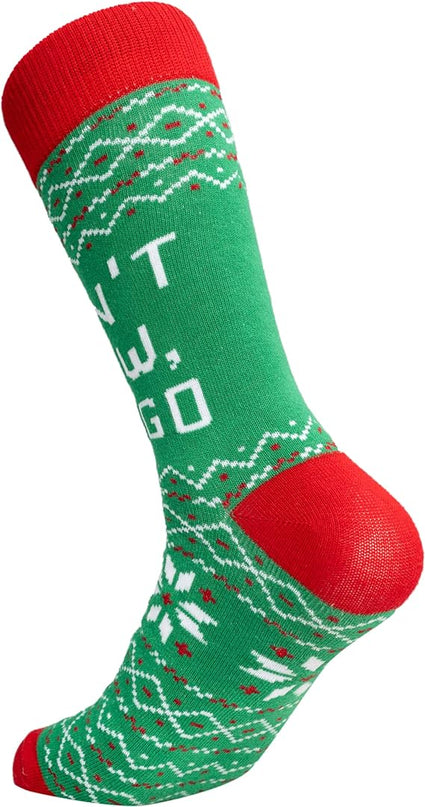 Chaussettes vertes unisexes Agent Todd et Margo Christmas Vacation