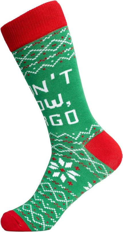 Chaussettes vertes unisexes Agent Todd et Margo Christmas Vacation