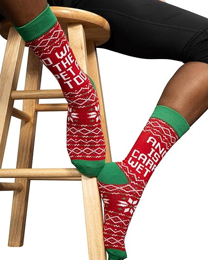 Chaussettes unisexes Agent Todd et Margo en vacances de Noël