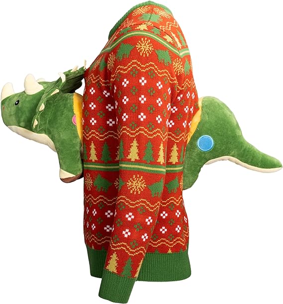 Pull moche dinosaure Tricératops 3D