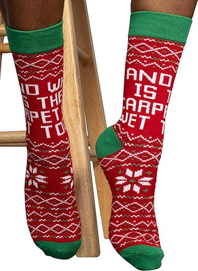 Chaussettes unisexes Agent Todd et Margo en vacances de Noël