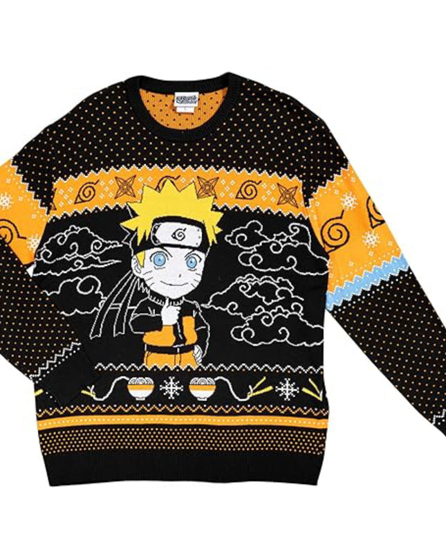 Pull de Noël moche Naruto Ship Chibi