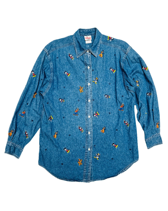 Chemise en jean vintage - La boutique Walt Disney | Pyjamas de Noël pour toute la famille