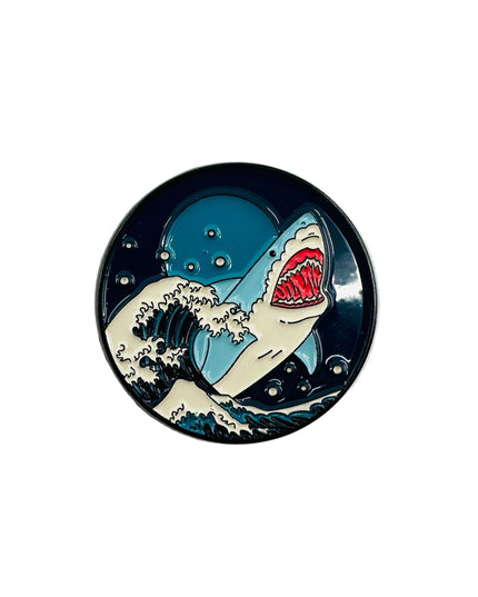 Broche Requin Vague | Accessoires pour femmes