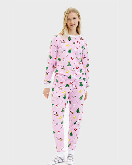 Pinkish Christmas Pajamas for Women - All-Year Comfort