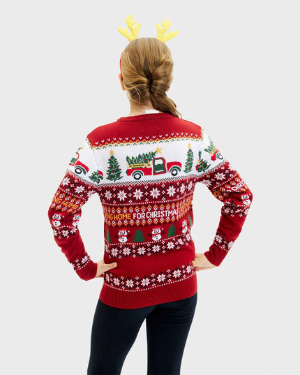 Rentrer à la maison pour acheter un pull de Noël pour enfants