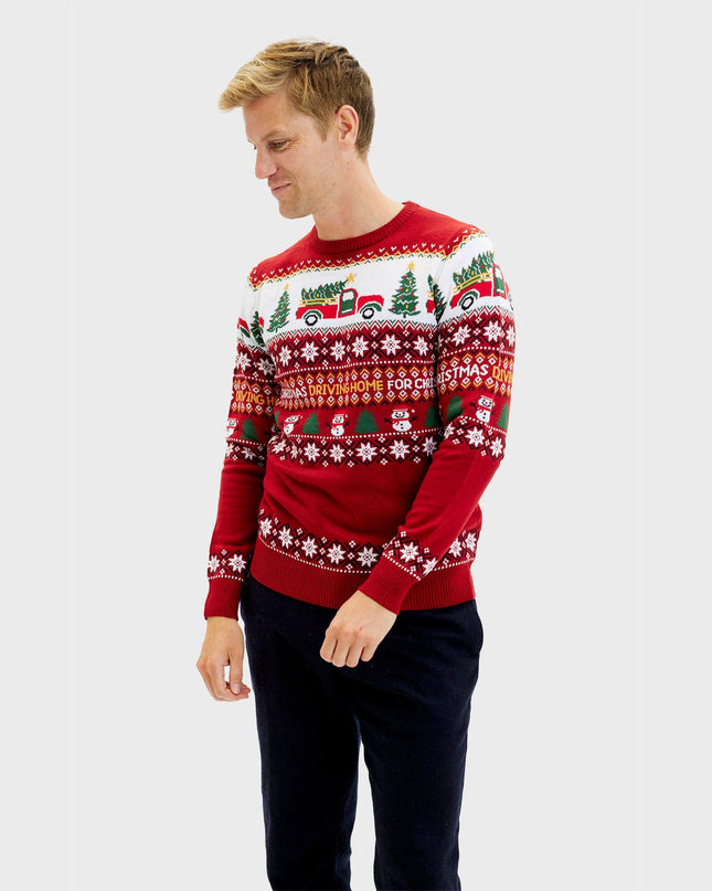 Pull de Noël pour homme - Collection Trine