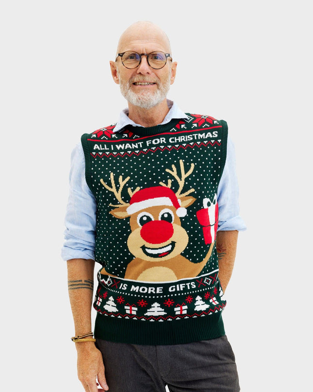 Pull de Noël Rudolph pour hommes