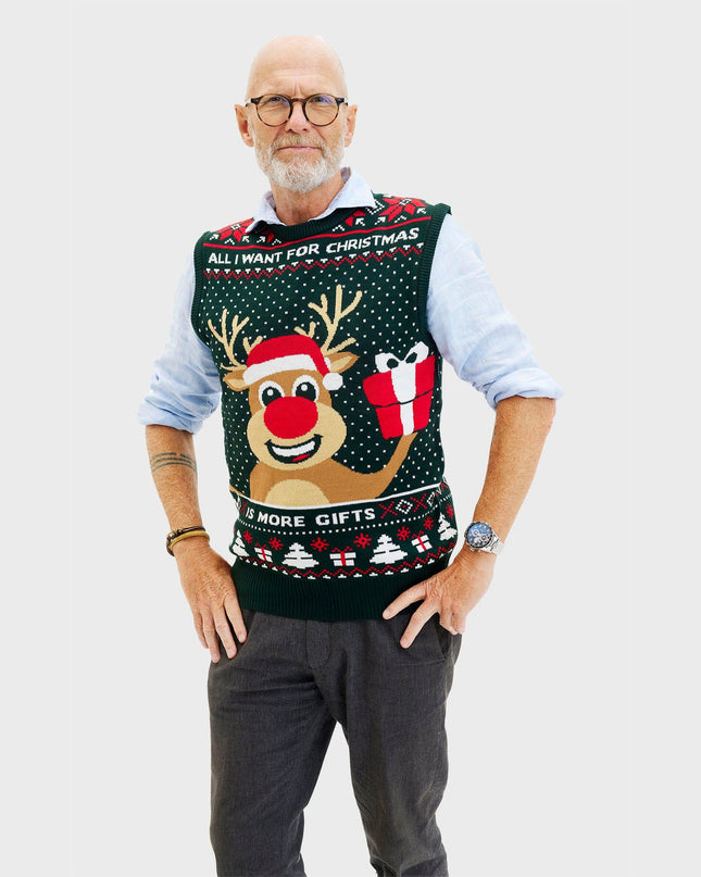 Pull de Noël Rudolph pour hommes