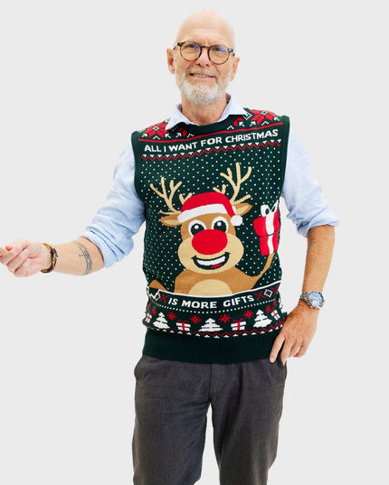 Pull de Noël Rudolph pour hommes
