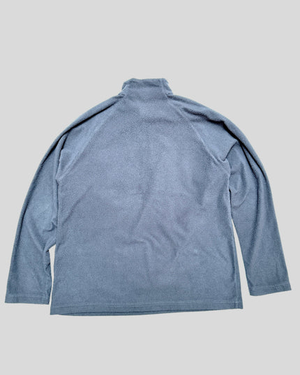 Pull-over vintage Puma gris en polaire, pull de Noël familial