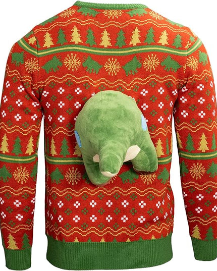 Pull moche dinosaure Tricératops 3D