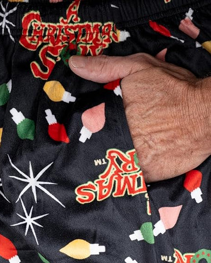 Pantalon de pyjama en polaire « A Christmas Story Holiday Lights »