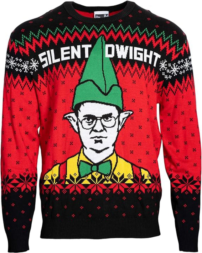 Pull de Noël moche de Dwight, le personnage silencieux du bureau