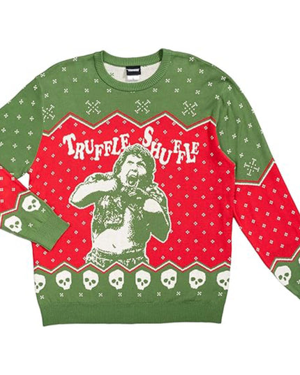 Pull de Noël moche Goonies Truffle Shuffle