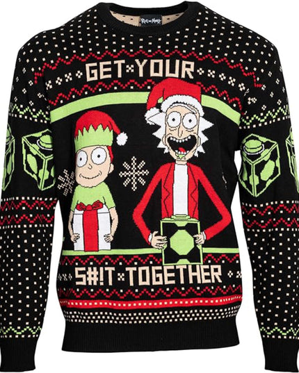 Pull moche Rick et Morty « Reprenez-vous en main »