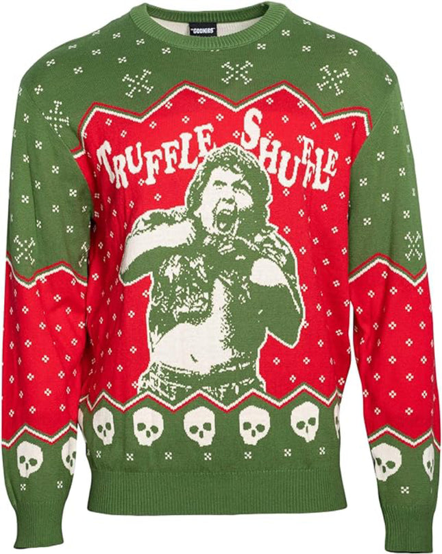 Pull de Noël moche Goonies Truffle Shuffle