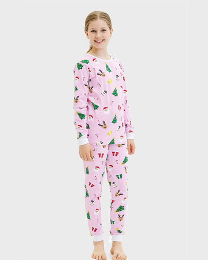 Pinkish Christmas Pajamas for Kids - All-Year Comfort