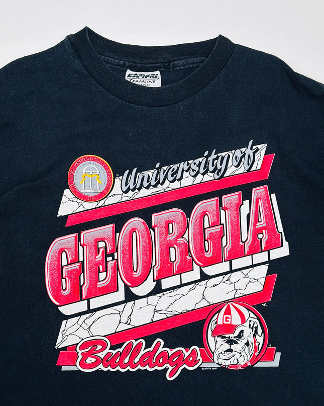 T-shirt vintage des Bulldogs de l'Université de Géorgie