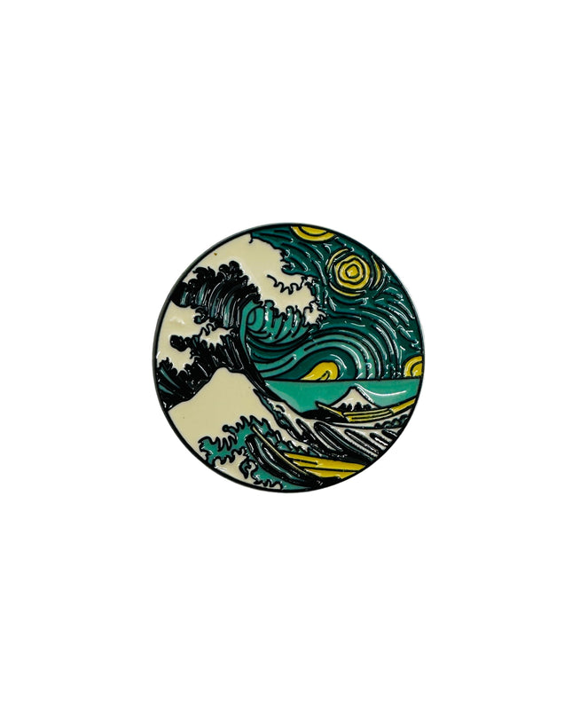 Broche - Van Gogh Wave | Accessoires de pyjamas pour toute la famille