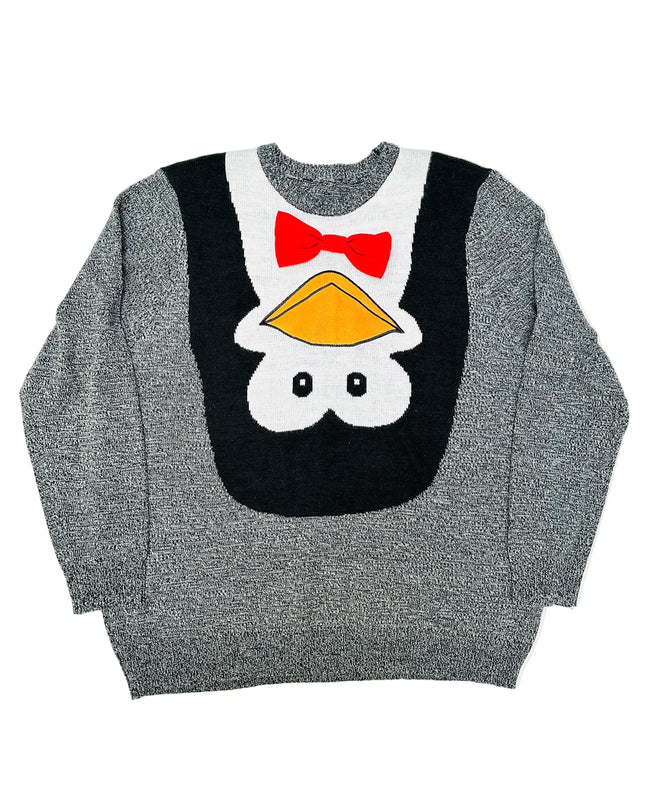 Pull de Noël vintage - Accessoires Tuxedo Penguin II