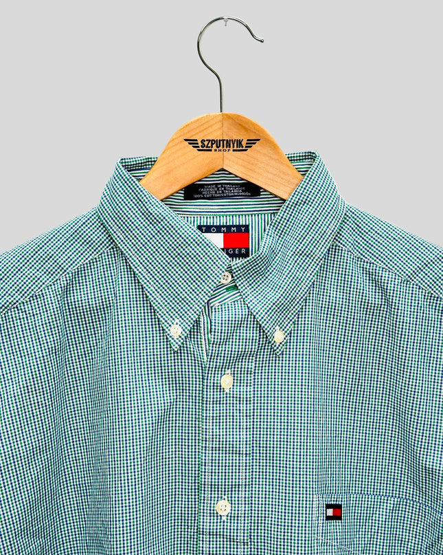 Chemise vintage retravaillée - Courte à carreaux II