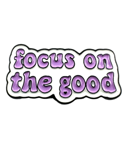 Broche Focus on the Good - Accessoire Positive Vibes