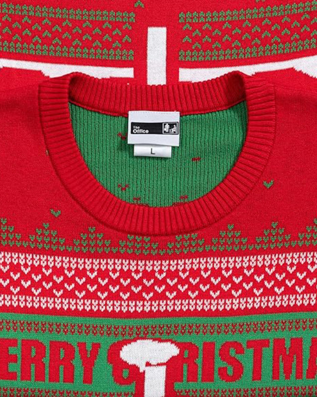 Le pull de Noël moche de Dunder Mifflin dans The Office