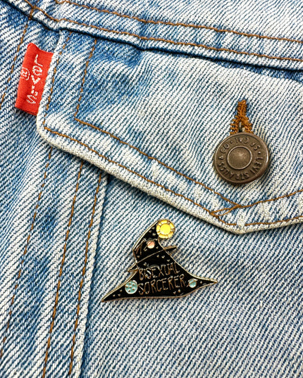 Pin's Sorcier Bisexuel - Accessoire inclusif pour les fiers sorciers